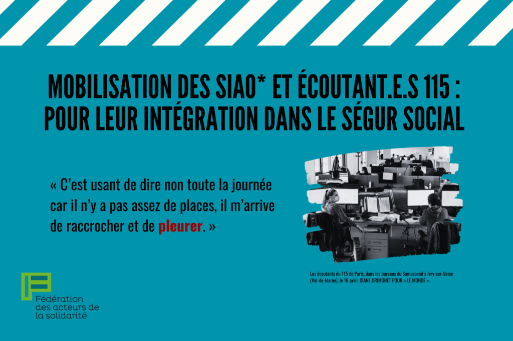 Mobilisation des SIAO/115