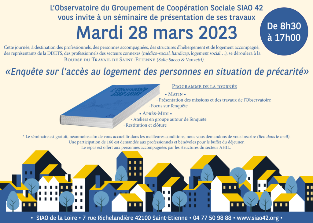 Séminaire de l'Observatoire (28 mars 2023)