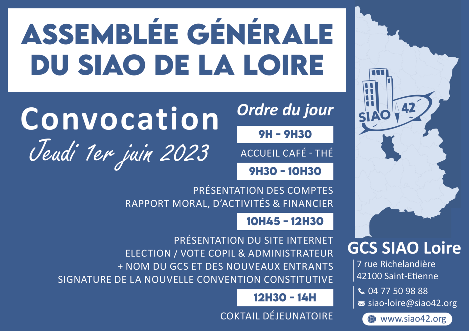 Assemblée Générale 2023 - Ordre du jour