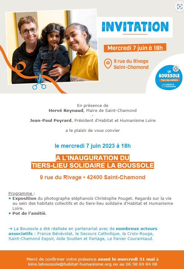 Rendez-vous le 7 juin à 18h pour l'inauguration de la Boussole. 