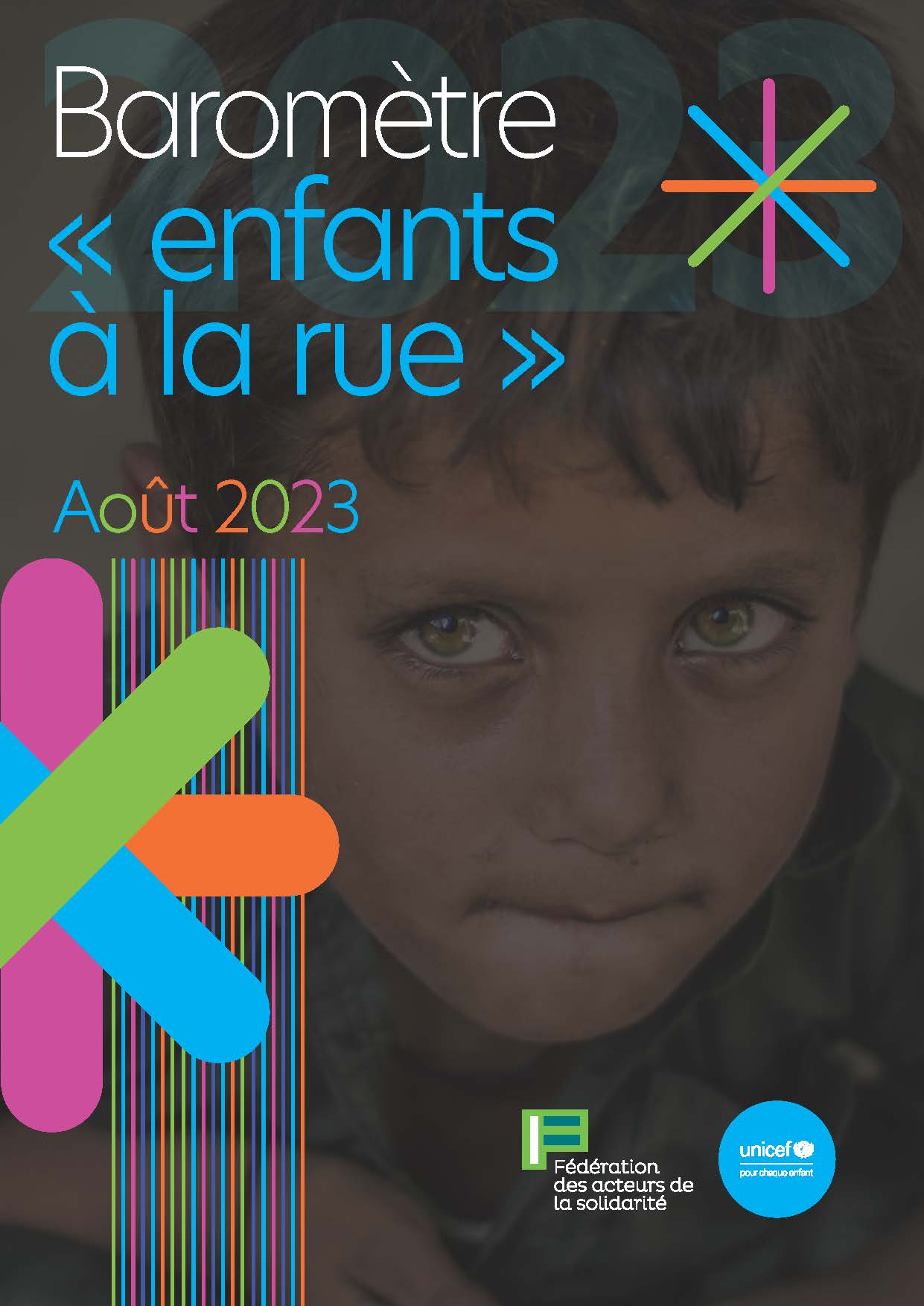 Unicef / FAS - 5eme Baromètre des Enfants à la Rue (Edition 2023 - format pdf)