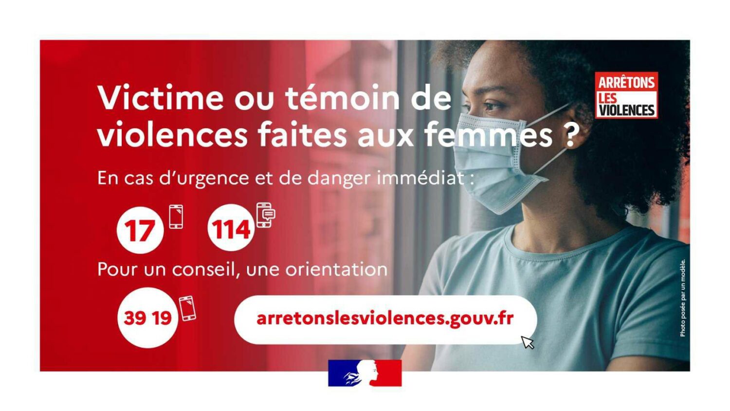 Victime ou témoin de violences faites aux femmes ? Composez le 39 19.